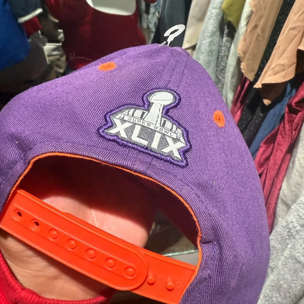 New Era Super Bowl XLIX Cap - Purple and White